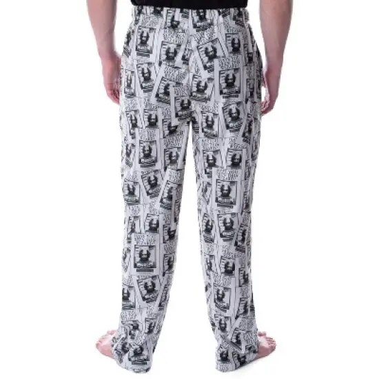 Harry Potter Men's Sirius Black Have You Seen This Wizard Pajama Pants Off-White image {1}