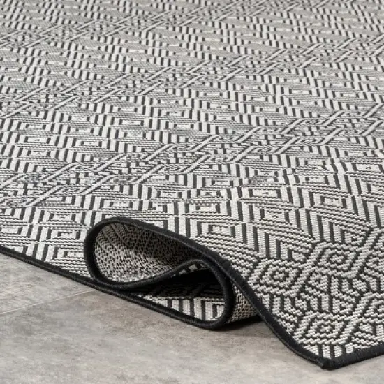 nuLOOM Paloma Abstract Geometric Indoor and Outdoor Area Rug image {3}