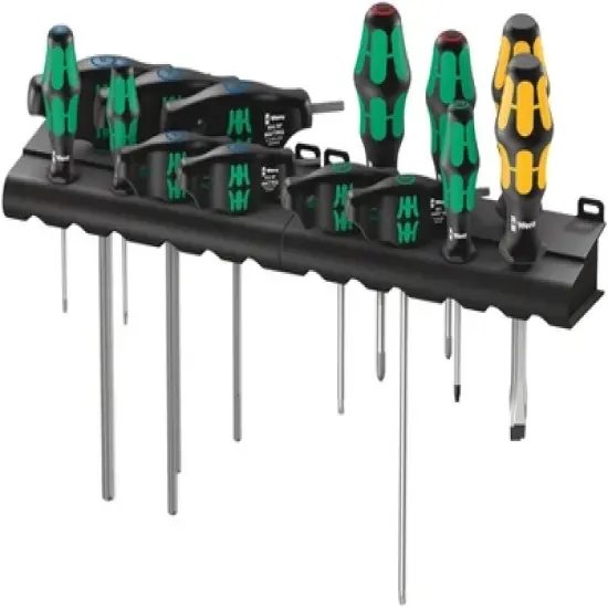 Wera Bicycle Big Pack 1, 14 pieces - Bicycle Tool Kit w/ Screwdrivers and Holder image {1}
