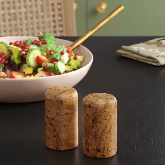 Salt and Pepper Shaker Set Marble - Threshold&trade; image {1}