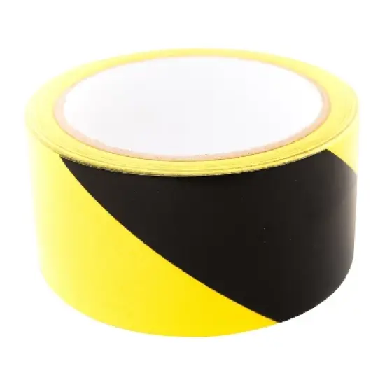 Bertech BERST series Safety Awareness Tape Black/Yellow (BERST-6BY) image {2}