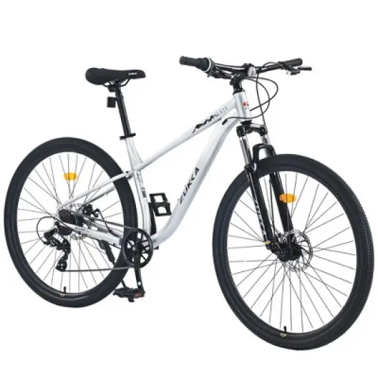 INFURNIC Bicycles, 29 Inch Mountain Bike for Women and Men, 8 Speed Mountain Bike, Silver, 70.8"*27.1"*41.7" image {5}