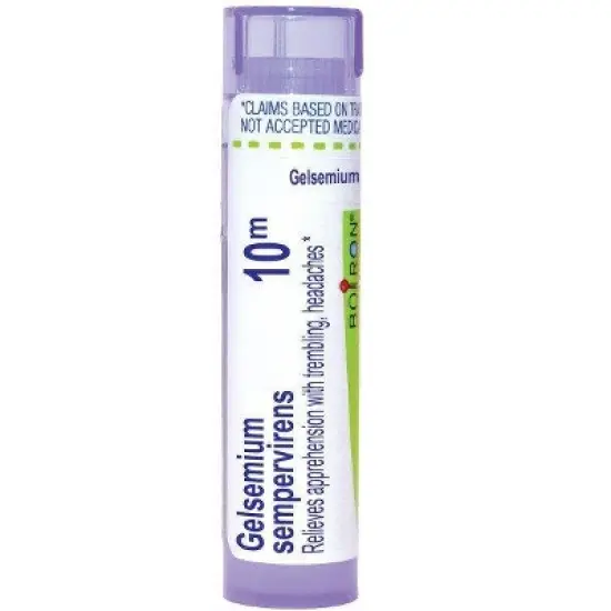 Gelsemium Sempervirens 10M by Boiron Homeopathic Single Medicine For Stress & Sleep  -  80 Pellet image {4}