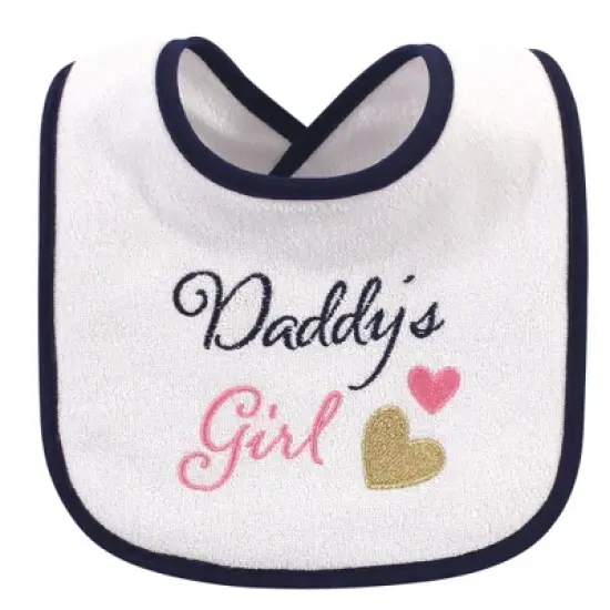 Hudson Baby Infant Girl Cotton Terry Drooler Bibs with Fiber Filling 12pk, Holiday Girl Sparkle, One Size image {3}