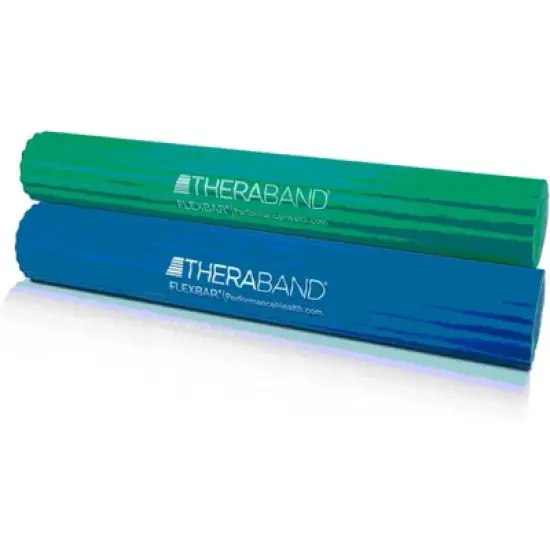 THERABAND FlexBar, Tennis Elbow Therapy Bar, Set of 2, Medium-Heavy image {5}