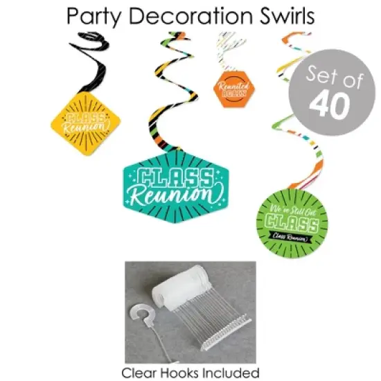 Big Dot of Happiness Still Got Class - High School Reunion Party Supplies - Banner Decoration Kit - Fundle Bundle image {3}