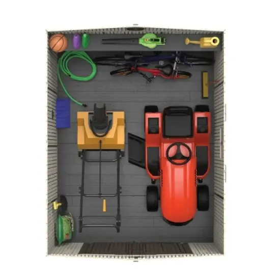 Lifetime 8 ft. x 10 ft. Outdoor Storage Shed (60371) image {5}
