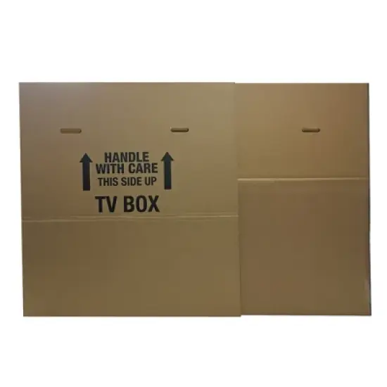 UBMOVE Pack of 2 TV Moving Boxes Fits Monitors Up to 70" image {6}