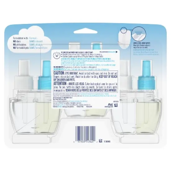 Febreze Odor-Fighting Fade Defy Plug Air Freshener Refill - Linen & Sky image {8}