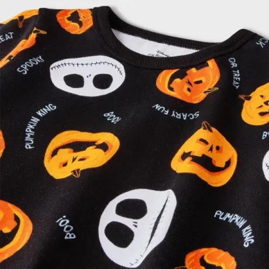 Toddler The Nightmare Before Christmas Halloween Fleece Top and Bottom Set - Black image {2}