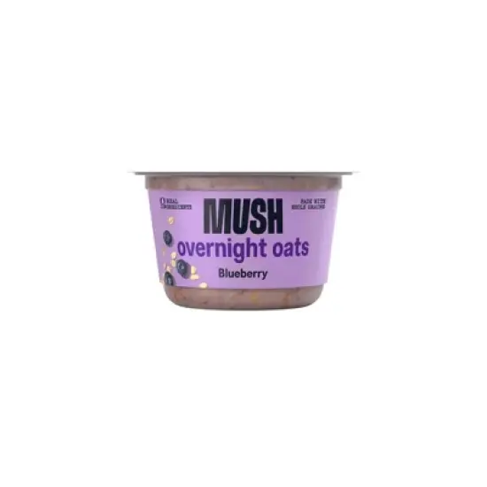 MUSH Blueberry Ready to Eat Gluten Free Vegan Oats - 5oz image {2}