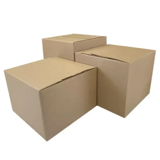 UOFFICE Pack of 25 Multi-Depth Corrugated Shipping Boxes 12" x 12" x 12" image {12}