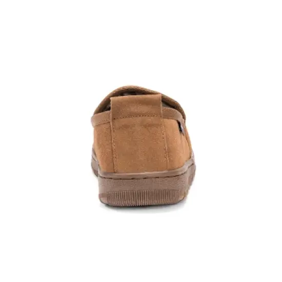 MUK LUKS Men's Eric Printed Berber Suede Slip on image {2}