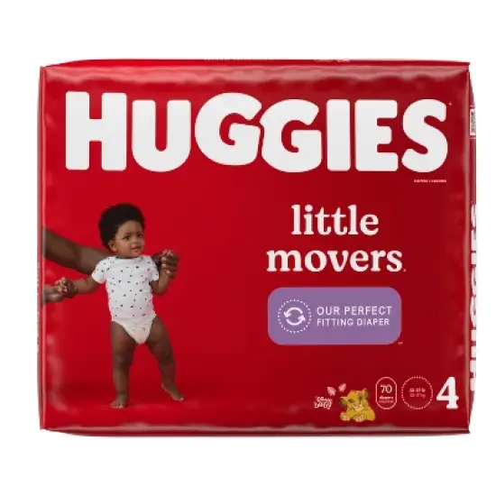 Huggies Little Movers Baby Disposable Diapers - (Select Size and Count) image {10}