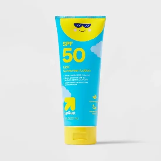 Kids' Sunscreen Lotion - SPF 50 - 8oz - up&up&trade; image {7}