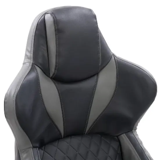 Nightshade Gaming Chair Black and Gray - CorLiving image {6}