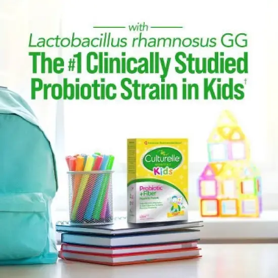 Culturelle Kids' Daily Probiotic + Fiber Packets for Restoring Regularity image {5}