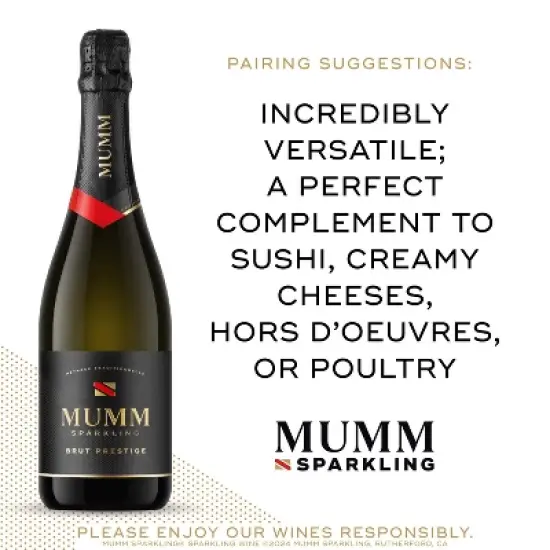 Mumm Sparkling Wine Brut Prestige - 750ml Bottle image {2}
