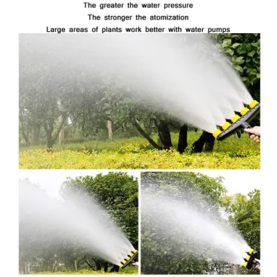 Gardening Watering Sprinkler Nozzle &ndash; 6 Head, 1.5 Inch Interface for Lawn & Garden Irrigation image {4}