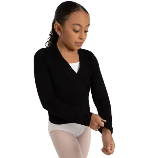 Capezio Wrap Sweater - Girls image {3}