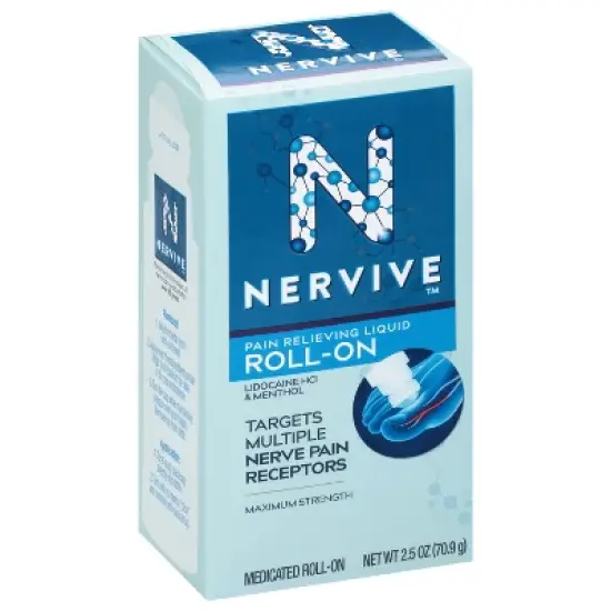 Nervive Nerve Care,Pain Relieving Roll On Liquid  2.5oz image {2}