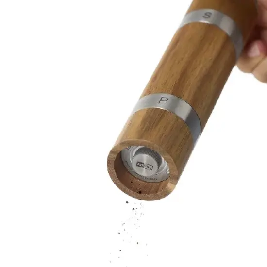 AdHoc Duomill Double Salt & Pepper Mill Acacia Wood image {2}