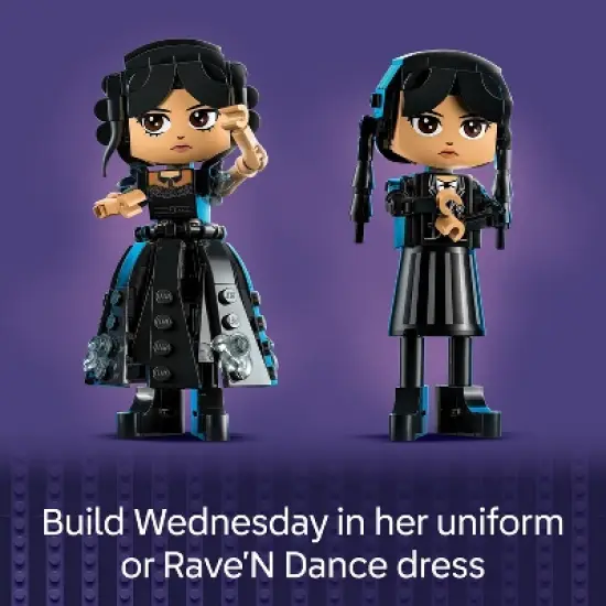 LEGO Wednesday Addams Figure and Buildable Toy Doll 76780 image {3}