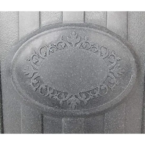 FCMP Outdoor SB120-GRY-S Large 26 Gallon Outdoor Utility Storage Bin Container, Gray image {2}