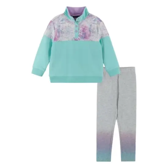 Andy & Evan  Toddler  Tie Dye Colorblock Legging Set image {6}