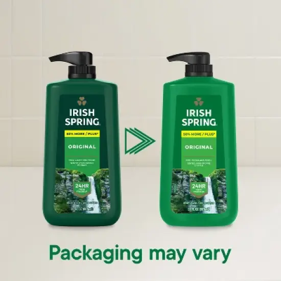 Irish Spring Original Clean Body Wash for Men - 30 fl oz Pump image {1}