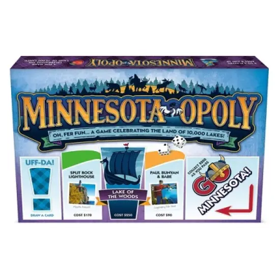 Late For The Sky: Minnesota-Opoly Monopoly Board Game image {3}