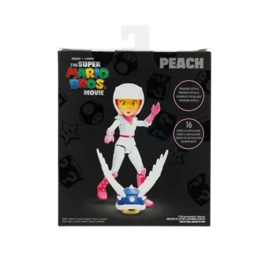 Nintendo The Super Mario Bros. Movie Peach Action Figure image {9}