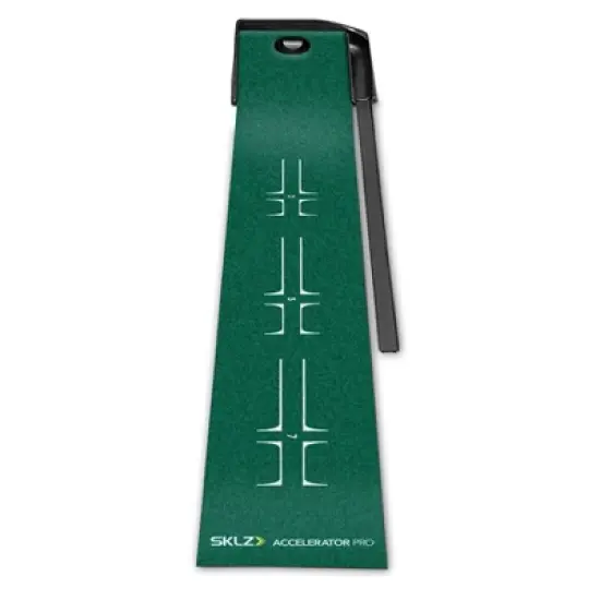 SKLZ Accelerator Pro Golf Practice Putting Mat - Green image {1}