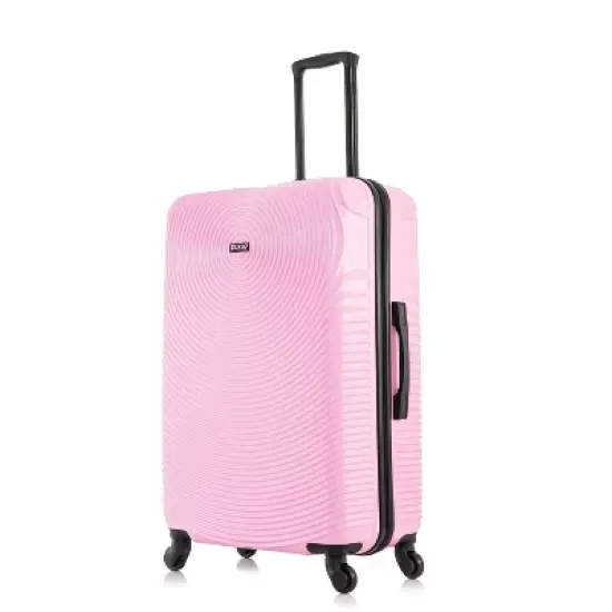DUKAP Inception Lightweight Hardside Medium Checked Spinner Suitcase image {11}