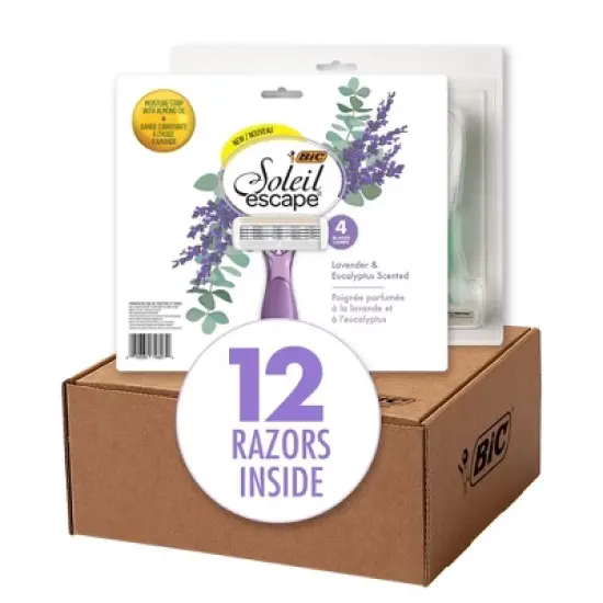BiC Women's Soleil Escape 4-Blade Razors - 12ct image {3}