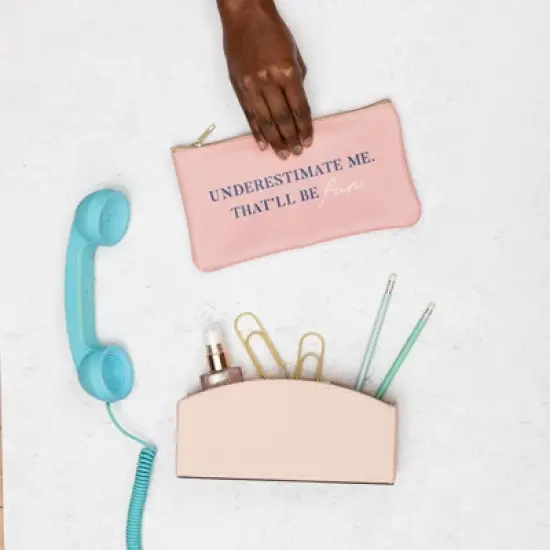 Underestimate Me Zip Pouch image {2}