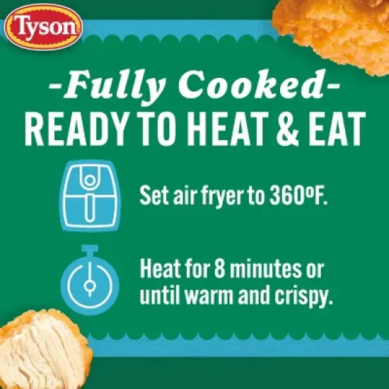 Tyson Lightly Breaded Chicken Bites - Frozen - 20oz image {3}