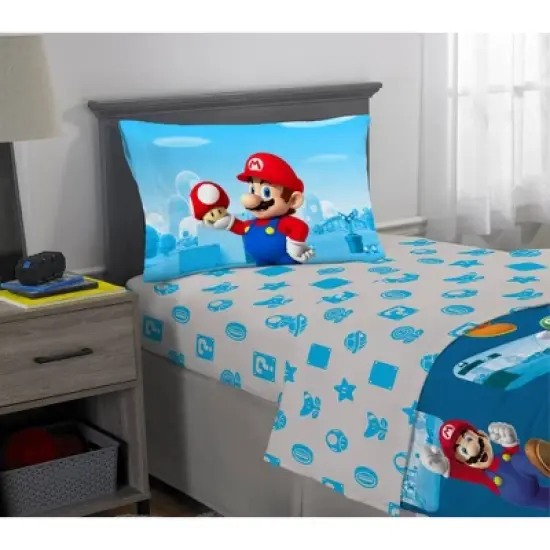 Twin Game Play Super Mario Bed in a Bag image {4}