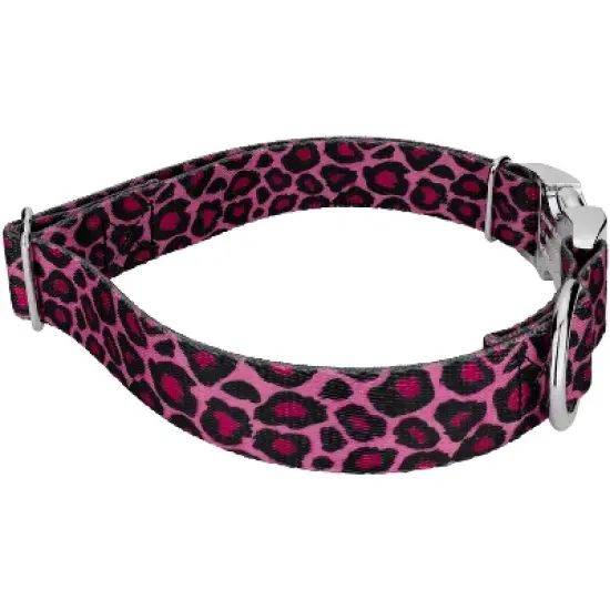 Country Brook Petz Premium Pink Leopard Dog Collar image {2}