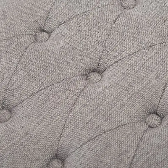 Arlo Tufted Storage Bench Gray - Adore Decor image {9}