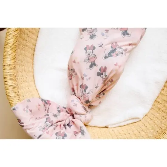 Copper Pearl Knit Swaddle Blanket - Minnie Mouse image {3}