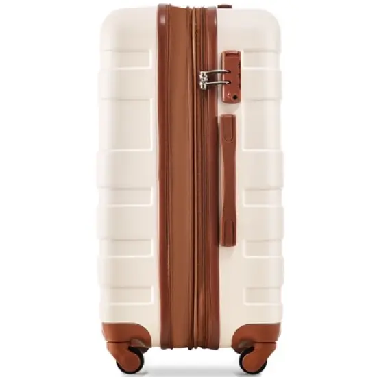 3 PCS Expandable ABS Hard Shell Luggage Set with Spinner Wheels and TSA Lock - ModernLuxe image {10}