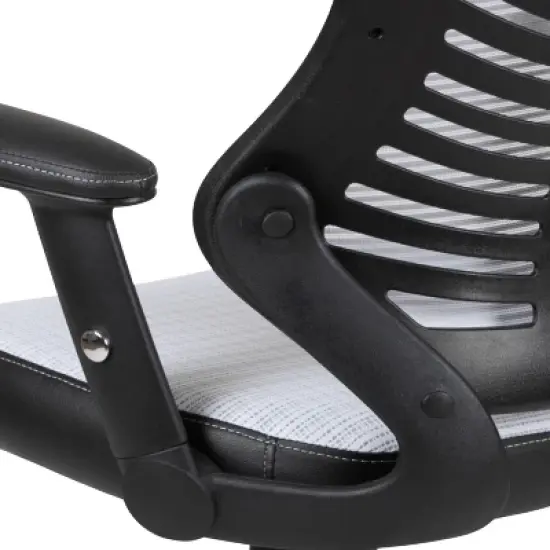 Emma and Oliver High Back Designer Mesh Executive Ergonomic Office Chair w/ Adjustable Arms image {7}