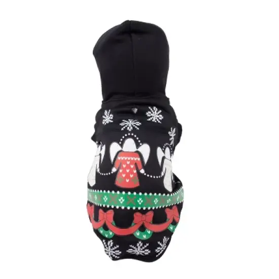 Pet Life LED Patterned Holiday Hooded Dog Costume Sweater with Included Batteries image {3}