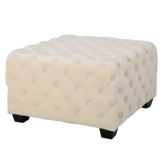 Piper Tufted Square Ottoman Bench - Christopher Knight Home image {6}