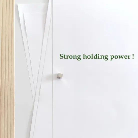 Wrapables Cube Neodymium Magnets, Strong Magnets for Refrigerator, Whiteboards, Crafts, Science Projects, Set of 30 (Small) image {3}