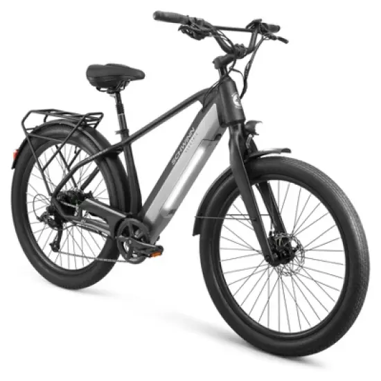 Schwinn Adult Coston DX 27.5" Step Over Hybrid Electric Bike image {1}
