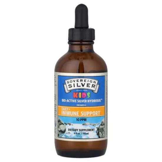 Sovereign Silver Kids Bio-Active Silver Hydrosol&trade;, Ages 4+, 4 fl oz (118 ml) image {2}