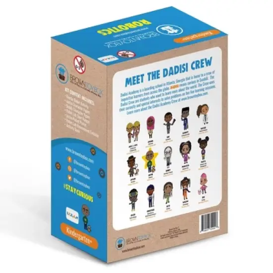 Brown Toy Box Justin Robotics STEAM Kit image {3}