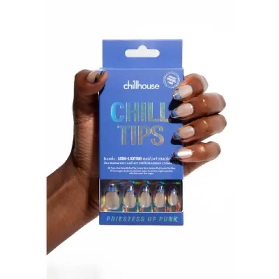 Chillhouse Chill Tips Fake Nails - Design Studio - Priestess of Punk - 24ct image {3}